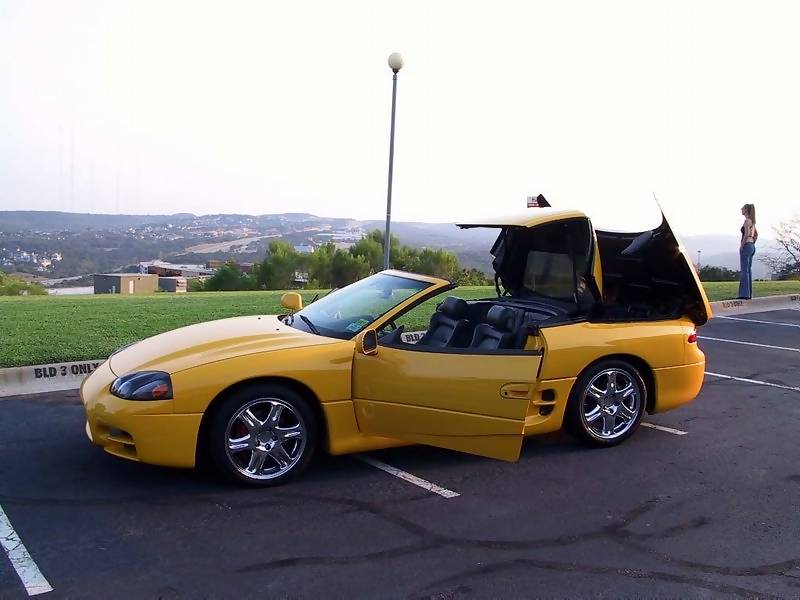 This is my new 1995 Mitsubishi 3000GT VR4 Spyder Hardtop Convertible